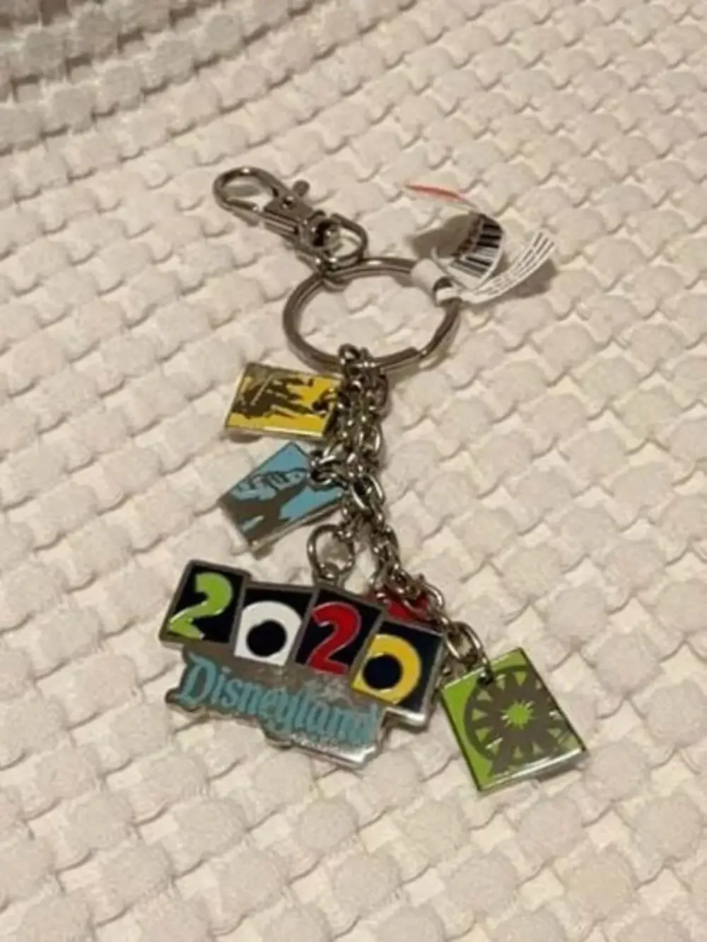 Disney Parks 2020 Disneyland Resort Multi-Charm Keychain